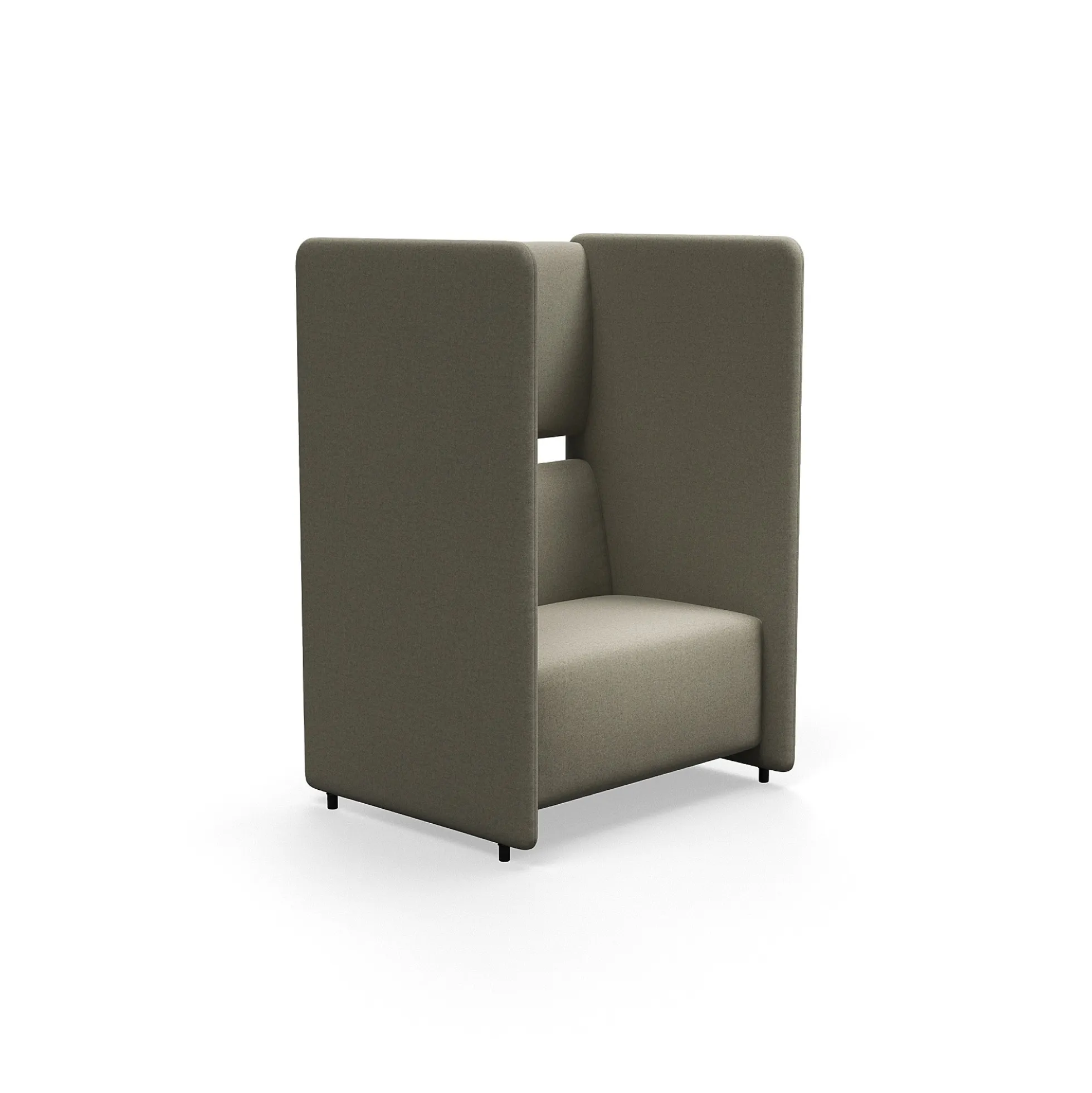Nojatuoli CLEAR SOUND 1.5-istuttava, kangas Focus Melange, beige