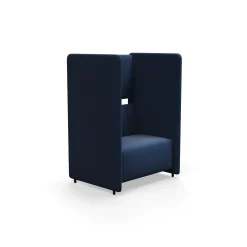 Nojatuoli CLEAR SOUND 1,5-istuttava, kangas Pod CS, laivastonsininen