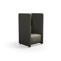 Nojatuoli CLEAR SOUND 1-istuttava, kangas Pod CS, taupe