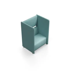 Nojatuoli CLEAR SOUND 1,5-istuttava, kangas Pod CS, turkoosi