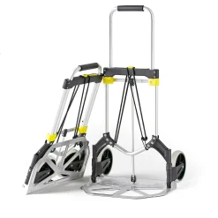 Nokkakärry WHELDON Kokoontaitettava, 90 kg, alumiini, umpikumipyörät