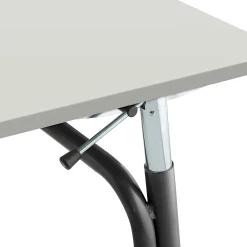 Oppilaspöytä ADJUST Korkeussäädettävä, 700x600 mm, korkeapainelaminaatti HPL, harmaa, antrasiitinharmaa