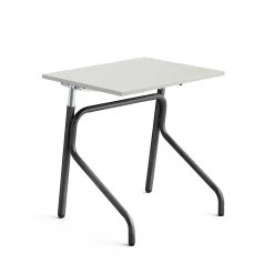 Oppilaspöytä ADJUST Korkeussäädettävä, 700x600 mm, korkeapainelaminaatti HPL, harmaa, antrasiitinharmaa
