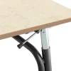 Oppilaspöytä ADJUST Korkeussäädettävä, 700x600 mm, linoleumi, beige, antrasiitinharmaa