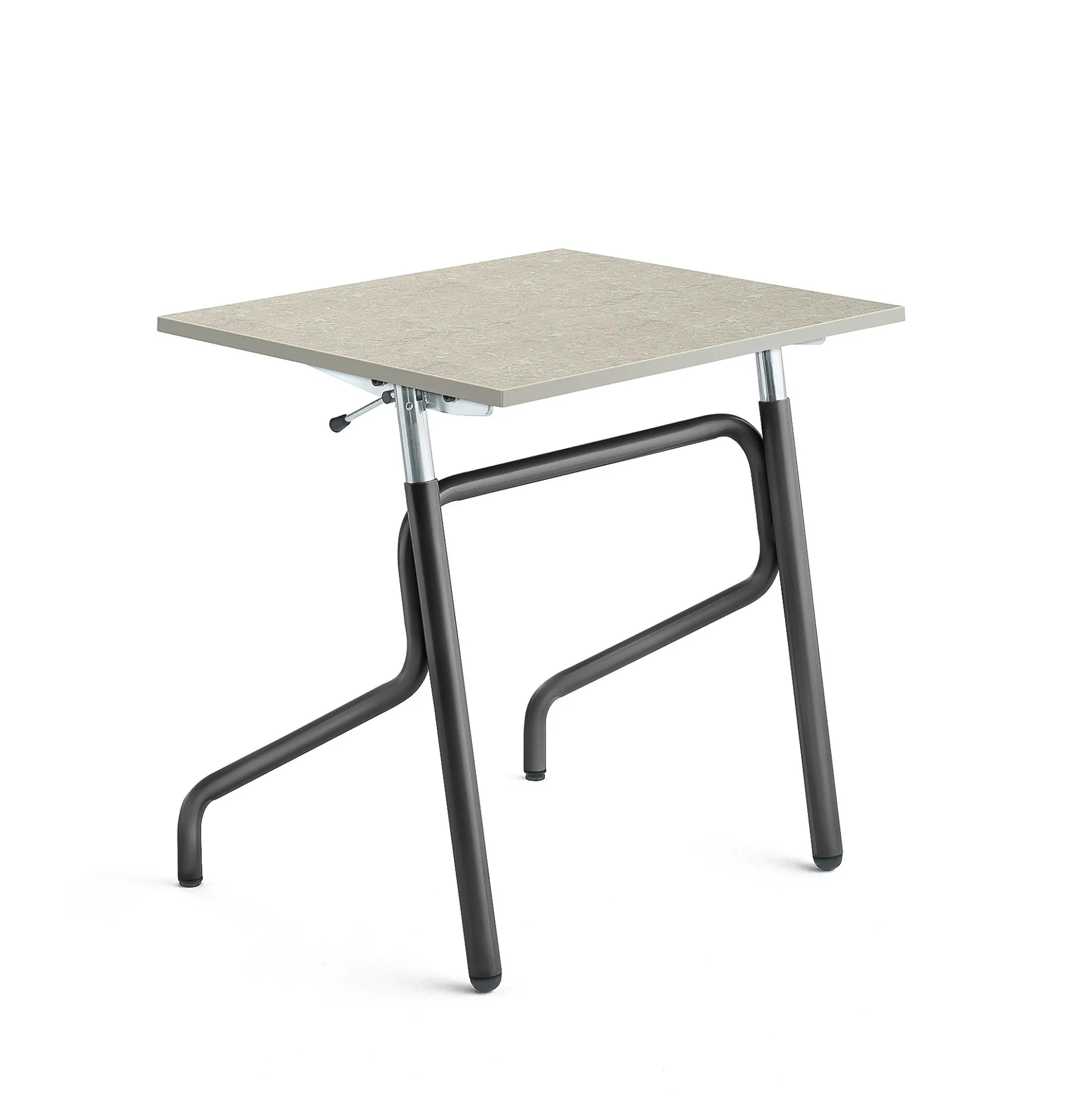 Oppilaspöytä ADJUST Korkeussäädettävä, 700x600 mm, linoleumi, harmaa, antrasiitinharmaa
