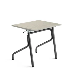 Oppilaspöytä ADJUST Korkeussäädettävä, 700x600 mm, linoleumi, harmaa, antrasiitinharmaa
