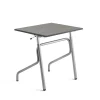 Oppilaspöytä ADJUST Korkeussäädettävä, 700x600 mm, linoleumi, tummanharmaa, hopeanharmaa