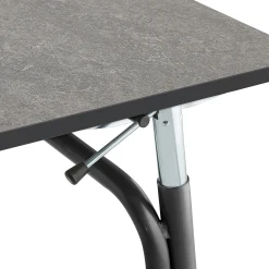 Oppilaspöytä ADJUST Korkeussäädettävä, 700x600 mm, linoleumi, tummanharmaa, antrasiitinharmaa