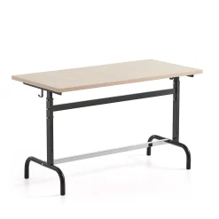 Oppilaspöytä 184 Linoleumi, antrasiitinharmaa/beige