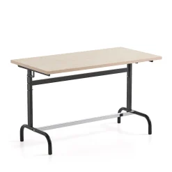 Oppilaspöytä 184 Linoleumi, antrasiitinharmaa/beige