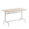 Oppilaspöytä 184 Linoleumi, valkoinen/beige