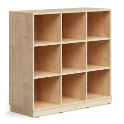 Oppilassäilytin CASPER 9 lokeroa, sokkeli, koivu