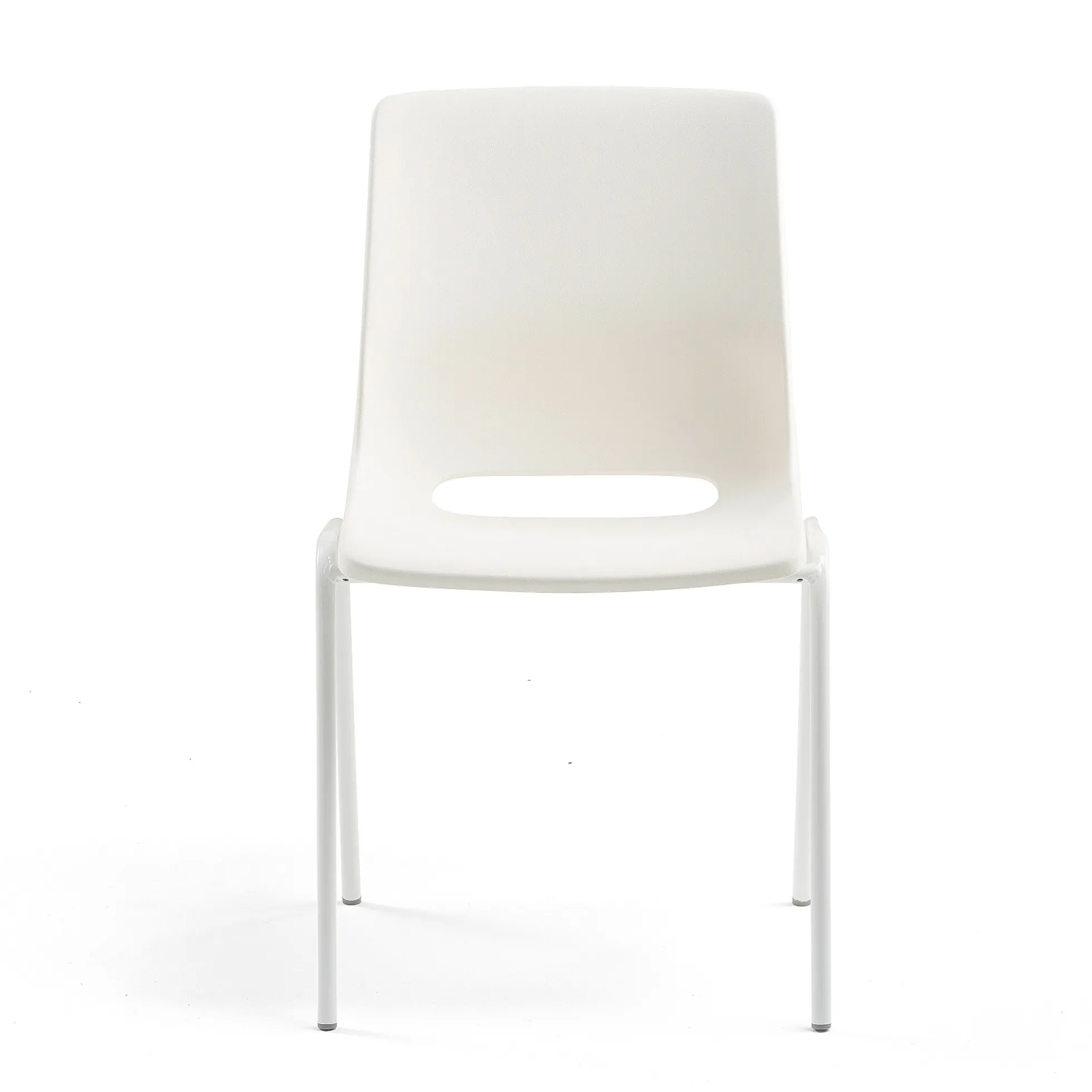 Oppilastuoli ANA Istuinkorkeus: 450 mm, valkoinen/valkoinen