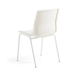 Oppilastuoli ANA Istuinkorkeus: 450 mm, valkoinen/valkoinen