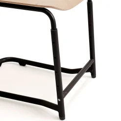 Oppilastuoli ELEVATE Säädettävä korkeus 460–640 mm, antrasiitti/koivu