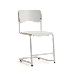 Oppilastuoli ELEVATE Säädettävä korkeus 460–640 mm, valkoinen