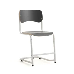 Oppilastuoli ELEVATE Säädettävä korkeus 460–640 mm, valkoinen/antrasiitti