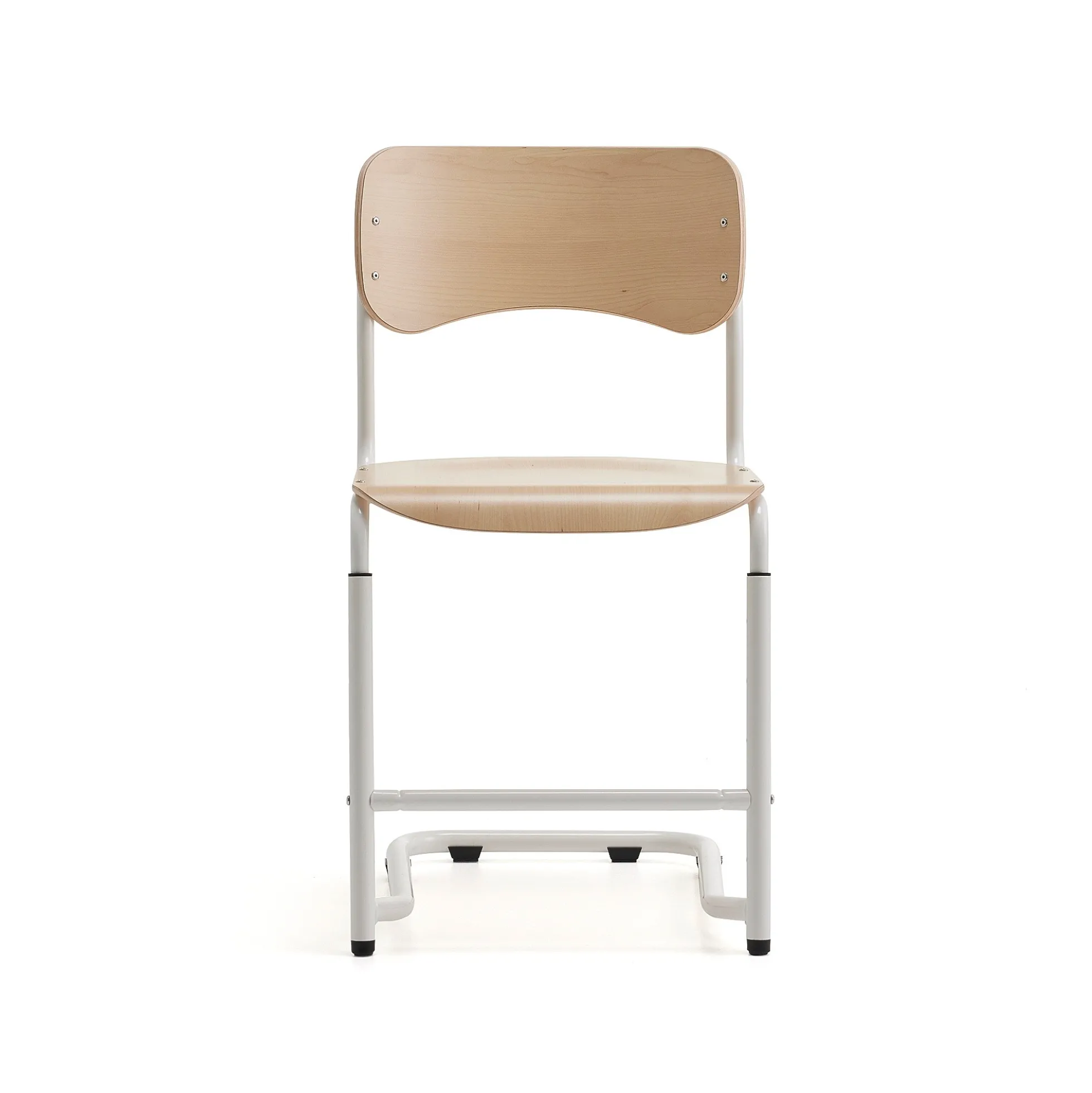 Oppilastuoli ELEVATE Säädettävä korkeus 460–640 mm, valkoinen/koivu