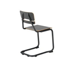 Oppilastuoli LEGERE II Istuinkorkeus 450 mm, antrasiitinharmaa, antrasiitinharmaa