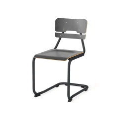Oppilastuoli LEGERE II Istuinkorkeus 450 mm, antrasiitinharmaa, antrasiitinharmaa