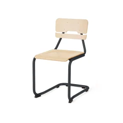 Oppilastuoli LEGERE II Istuinkorkeus 450 mm, antrasiitinharmaa, koivu
