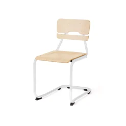 Oppilastuoli LEGERE II Istuinkorkeus 450 mm, valkoinen, koivu