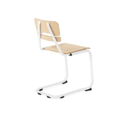 Oppilastuoli LEGERE II Istuinkorkeus 450 mm, valkoinen, koivu