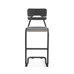 Oppilastuoli LEGERE I Istuinkorkeus 650 mm, antrasiitinharmaa, antrasiitinharmaa