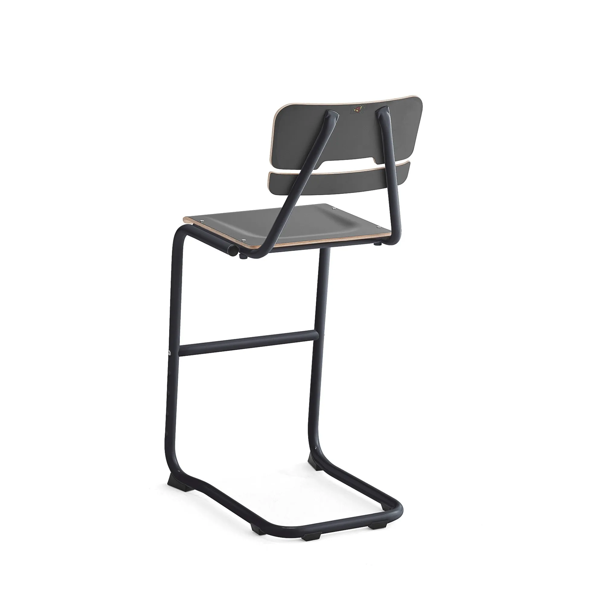 Oppilastuoli LEGERE I Istuinkorkeus 650 mm, antrasiitinharmaa, antrasiitinharmaa