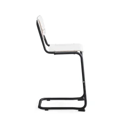 Oppilastuoli LEGERE I Istuinkorkeus 650 mm, antrasiitinharmaa, valkoinen