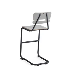 Oppilastuoli LEGERE I Istuinkorkeus 650 mm, antrasiitinharmaa, harmaa