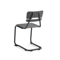 Oppilastuoli LEGERE I Istuinkorkeus 450 mm, antrasiitinharmaa, antrasiitinharmaa