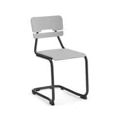 Oppilastuoli LEGERE I Istuinkorkeus 450 mm, antrasiitinharmaa, harmaa