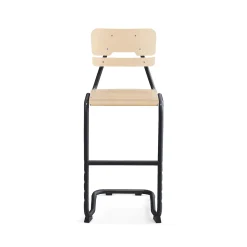 Oppilastuoli LEGERE I Istuinkorkeus 650 mm, antrasiitinharmaa, koivu