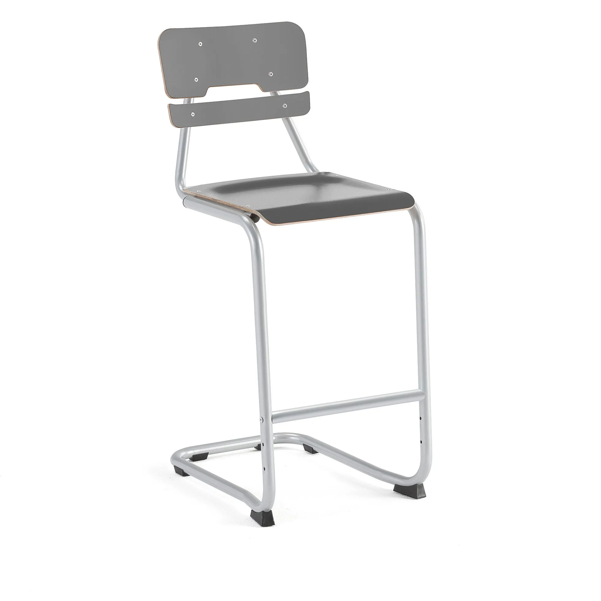 Oppilastuoli LEGERE I Istuinkorkeus 650 mm, hopeanharmaa, antrasiitinharmaa