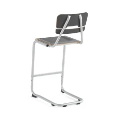 Oppilastuoli LEGERE I Istuinkorkeus 650 mm, hopeanharmaa, antrasiitinharmaa