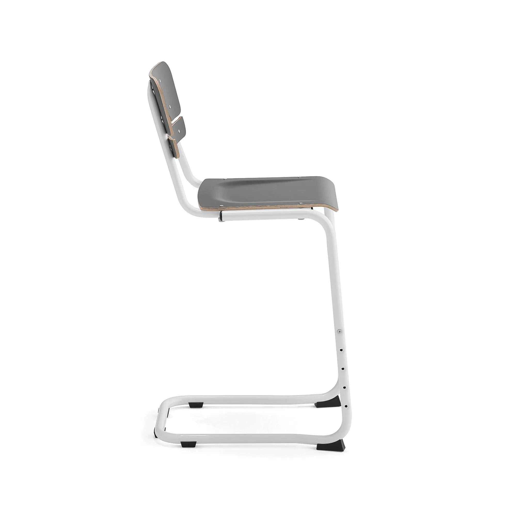 Oppilastuoli LEGERE I Istuinkorkeus 650 mm, valkoinen, antrasiitinharmaa