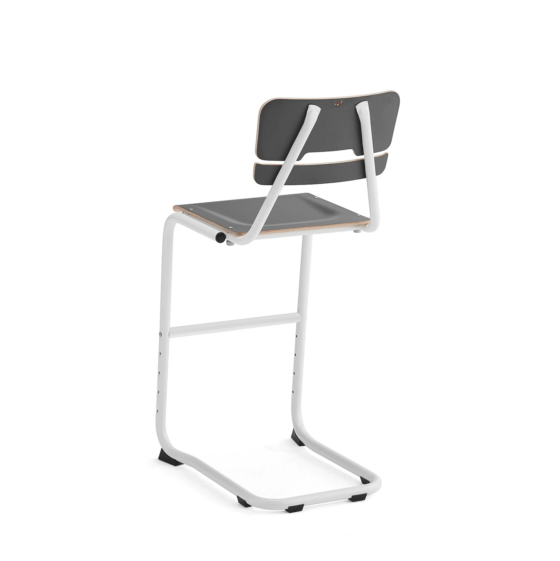 Oppilastuoli LEGERE I Istuinkorkeus 650 mm, valkoinen, antrasiitinharmaa