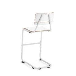 Oppilastuoli LEGERE I Istuinkorkeus 650 mm, valkoinen, valkoinen