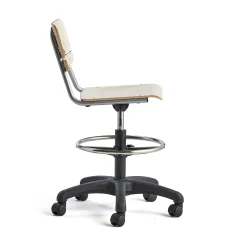 Oppilastuoli LEGERE Korkeussäädettävä, pieni istuin, pyörällinen, korkeus: 530-720 mm, koivu