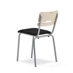 Oppilastuoli SCIENTIA Erikoissuuri istuin, istuinkorkeus: 460 mm, koivu, verhoiltu istuin