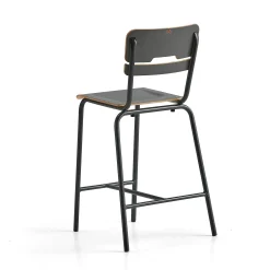 Oppilastuoli SCIENTIA Korkeus: 650 mm, antrasiitinharmaa/antrasiitinharmaa