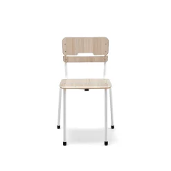 Oppilastuoli SCIENTIA Leveä istuin, korkeus: 460 mm, valkoinen/saarni