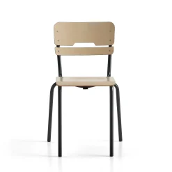 Oppilastuoli SCIENTIA Matala istuin, korkeus: 460 mm, antrasiitinharmaa/koivu
