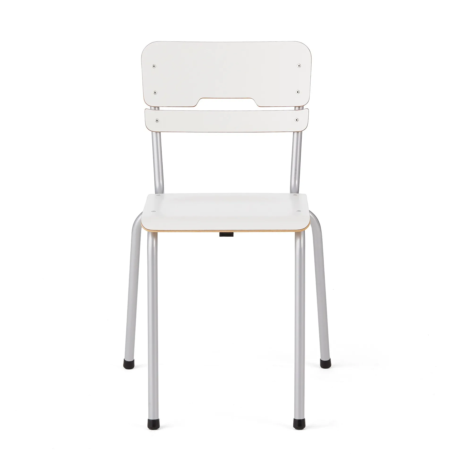 Oppilastuoli SCIENTIA Matala istuin, korkeus: 460 mm, hopeanharmaa/valkoinen