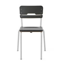 Oppilastuoli SCIENTIA Matala istuin, korkeus: 460 mm, hopeanharmaa/antrasiitinharmaa