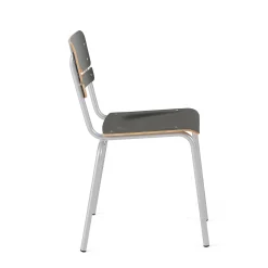 Oppilastuoli SCIENTIA Matala istuin, korkeus: 460 mm, hopeanharmaa/antrasiitinharmaa