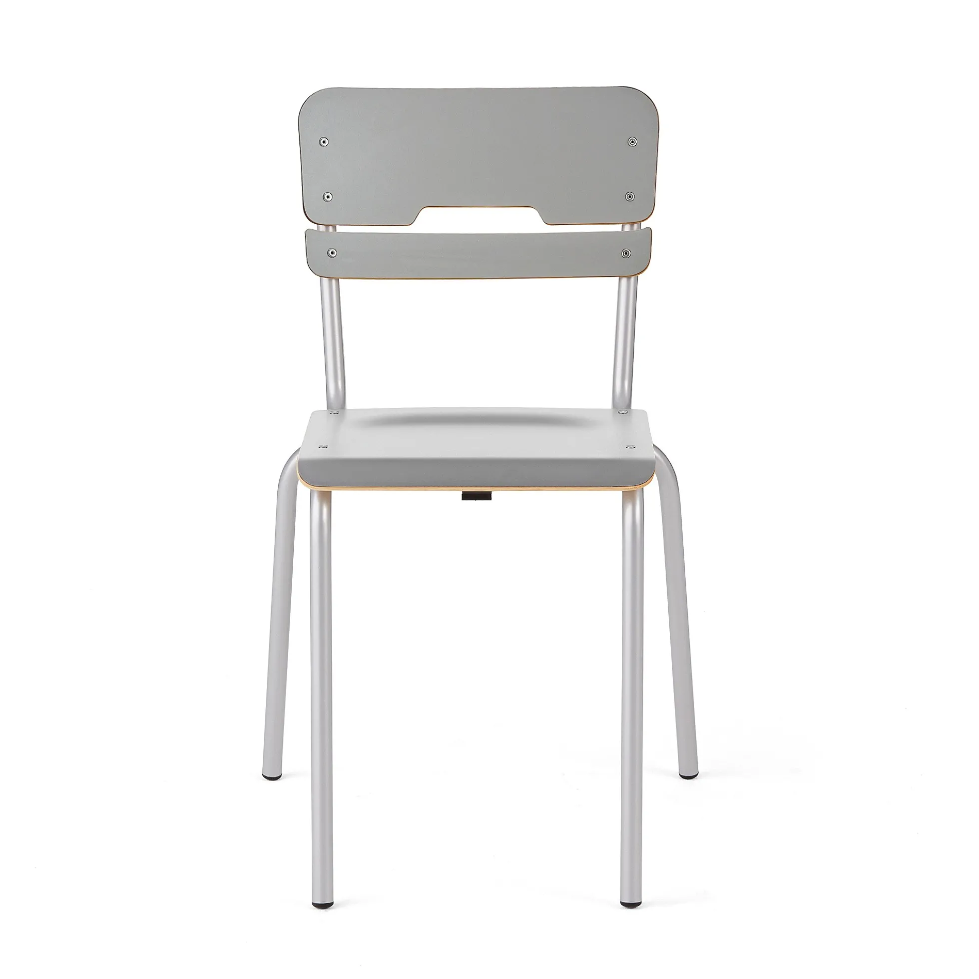 Oppilastuoli SCIENTIA Matala istuin, korkeus: 460 mm, hopeanharmaa/harmaa