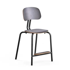 Oppilastuoli YNGVE Jalat, antrasiitinharmaa, antrasiitinharmaa, korkeus: 520 mm