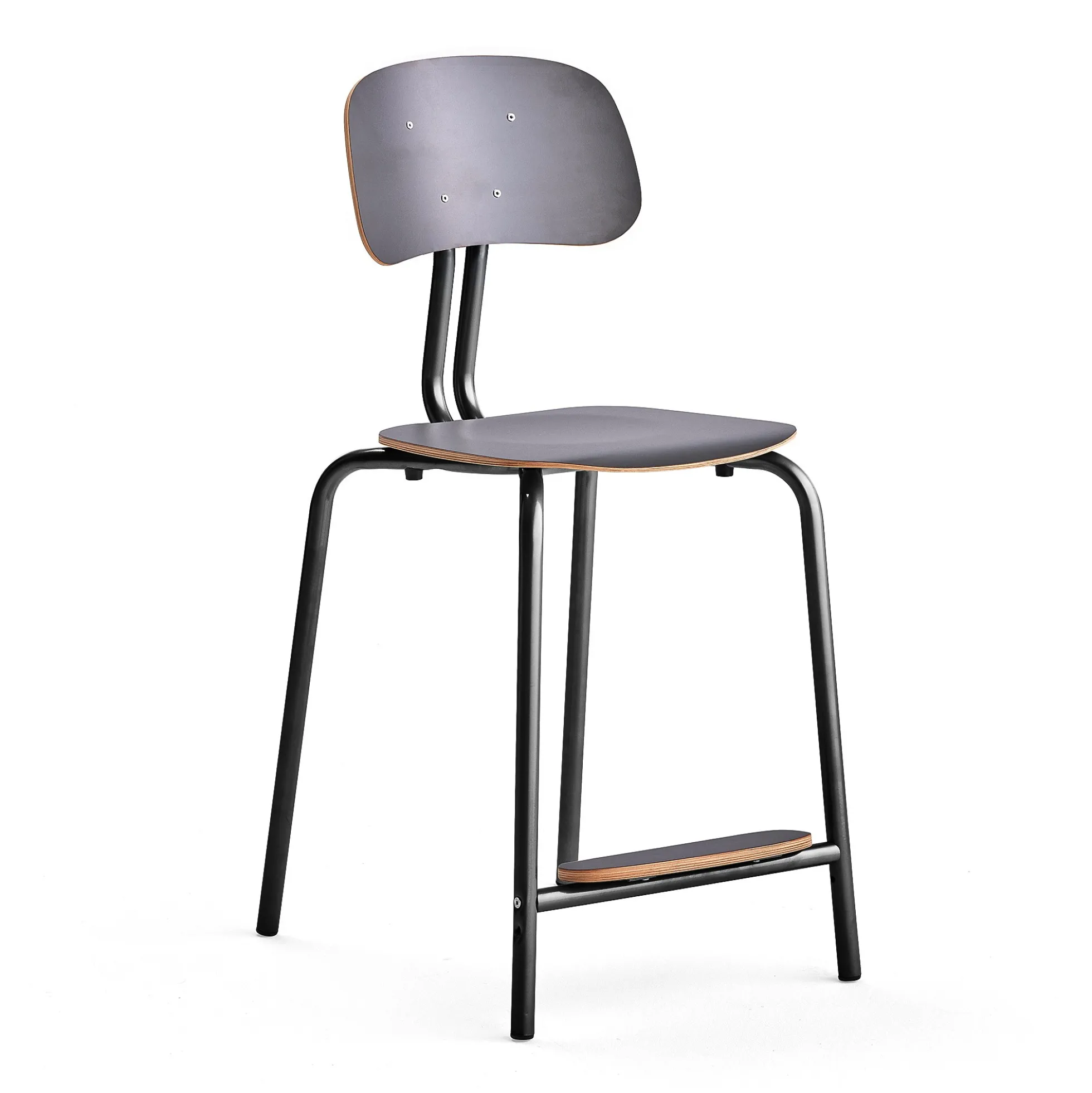 Oppilastuoli YNGVE Jalat, antrasiitinharmaa, antrasiitinharmaa, korkeus: 610 mm